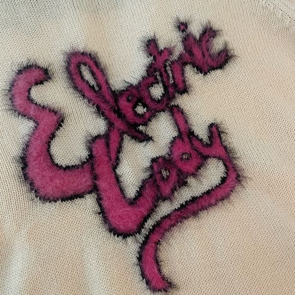 NWOT Stoned Immaculate + Jimi Hendrix Electric Lady sweater size Small 🎸💫💖 - Picture 3 of 10